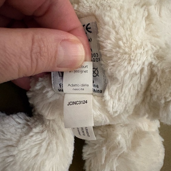 Jellycat Bashful Bunny Twinkle Medium GREAT Condition Off-white Stars RETIRED - Picture 11 of 12